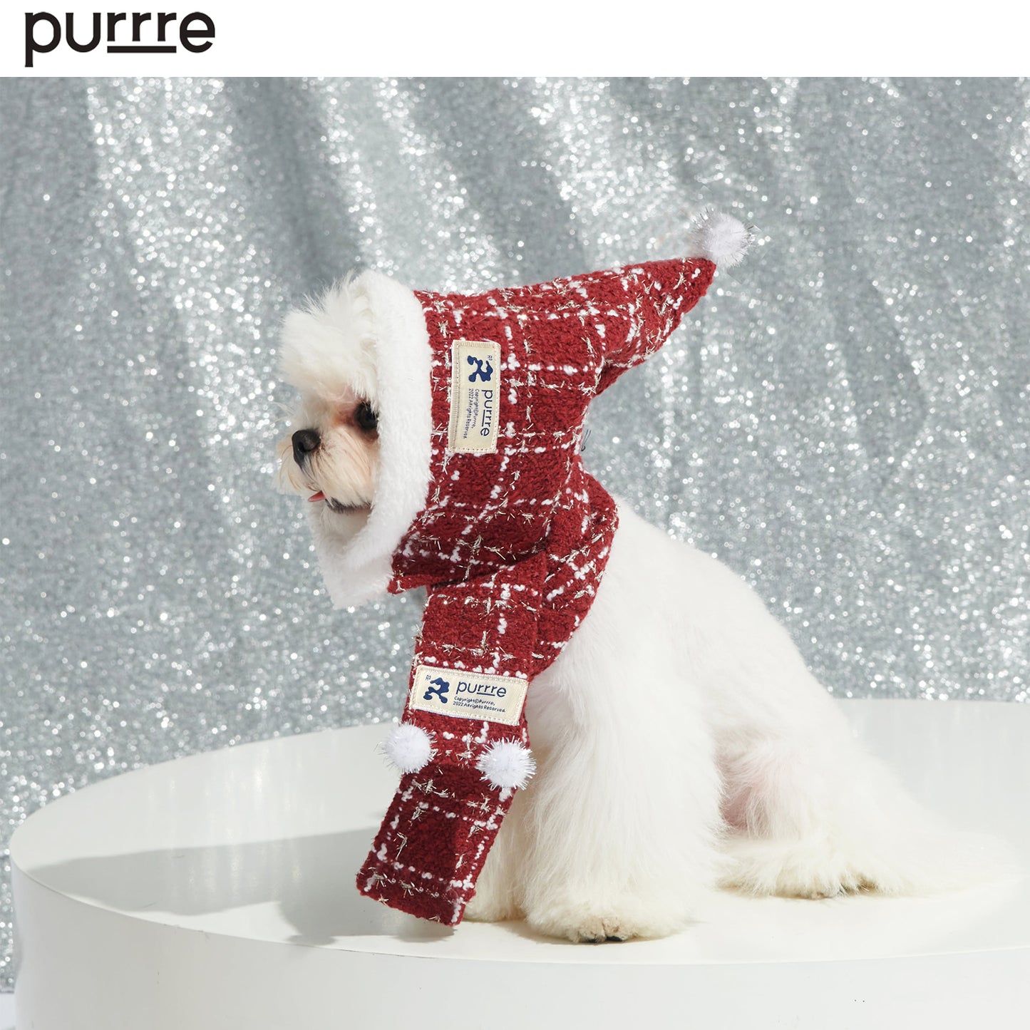 Separable Pet Hooded Scarf | Hat Scarf