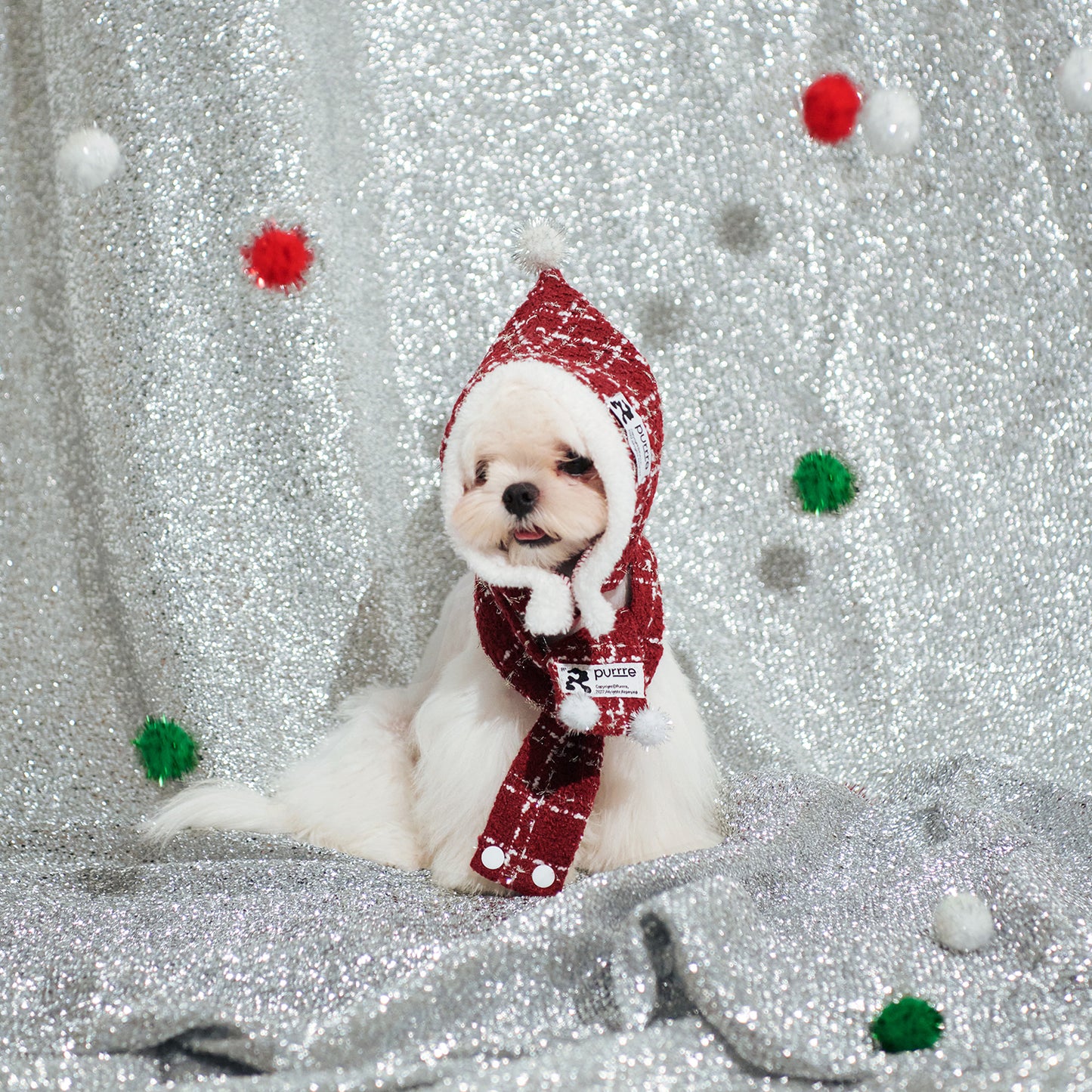 Separable Pet Hooded Scarf | Hat Scarf