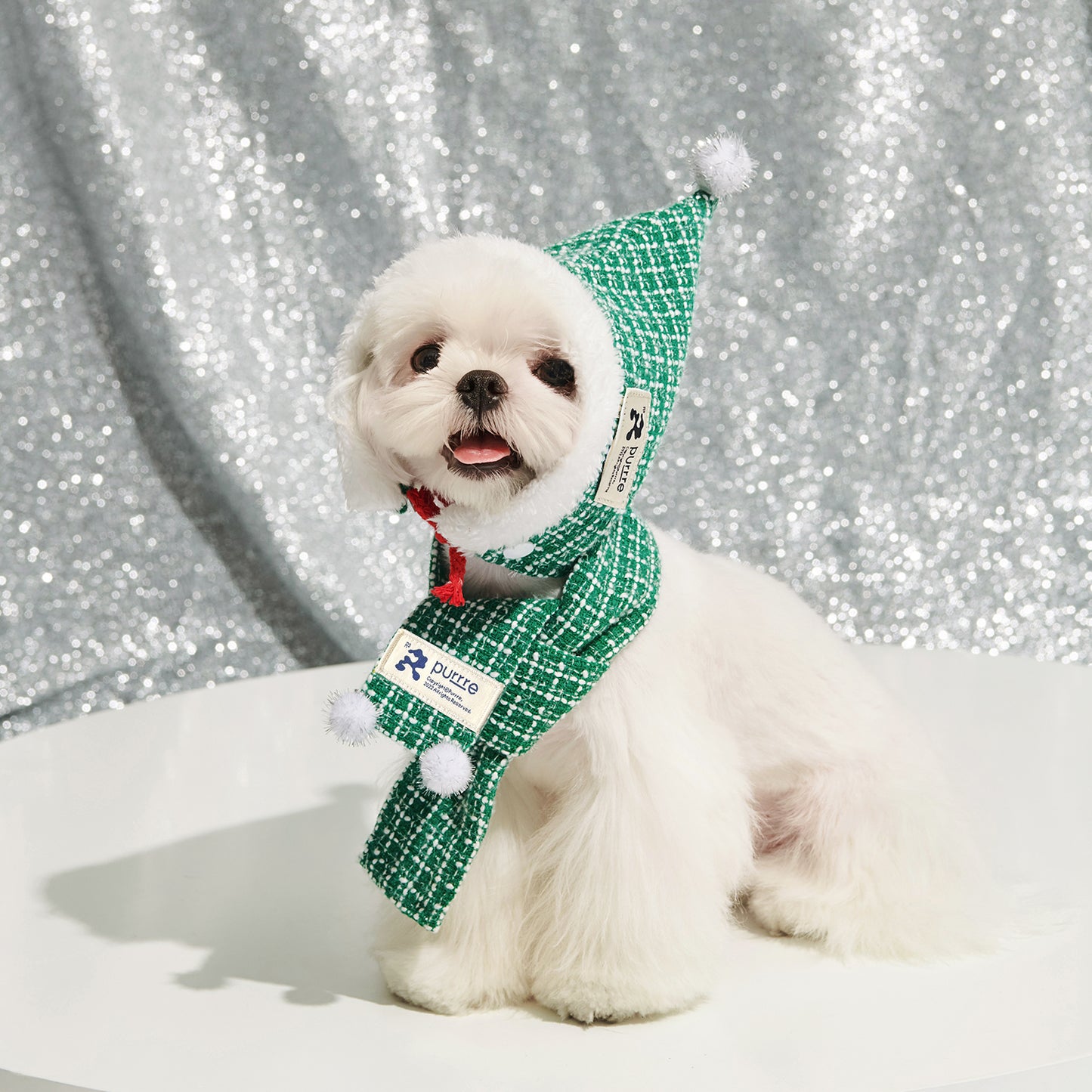 Separable Pet Hooded Scarf | Hat Scarf