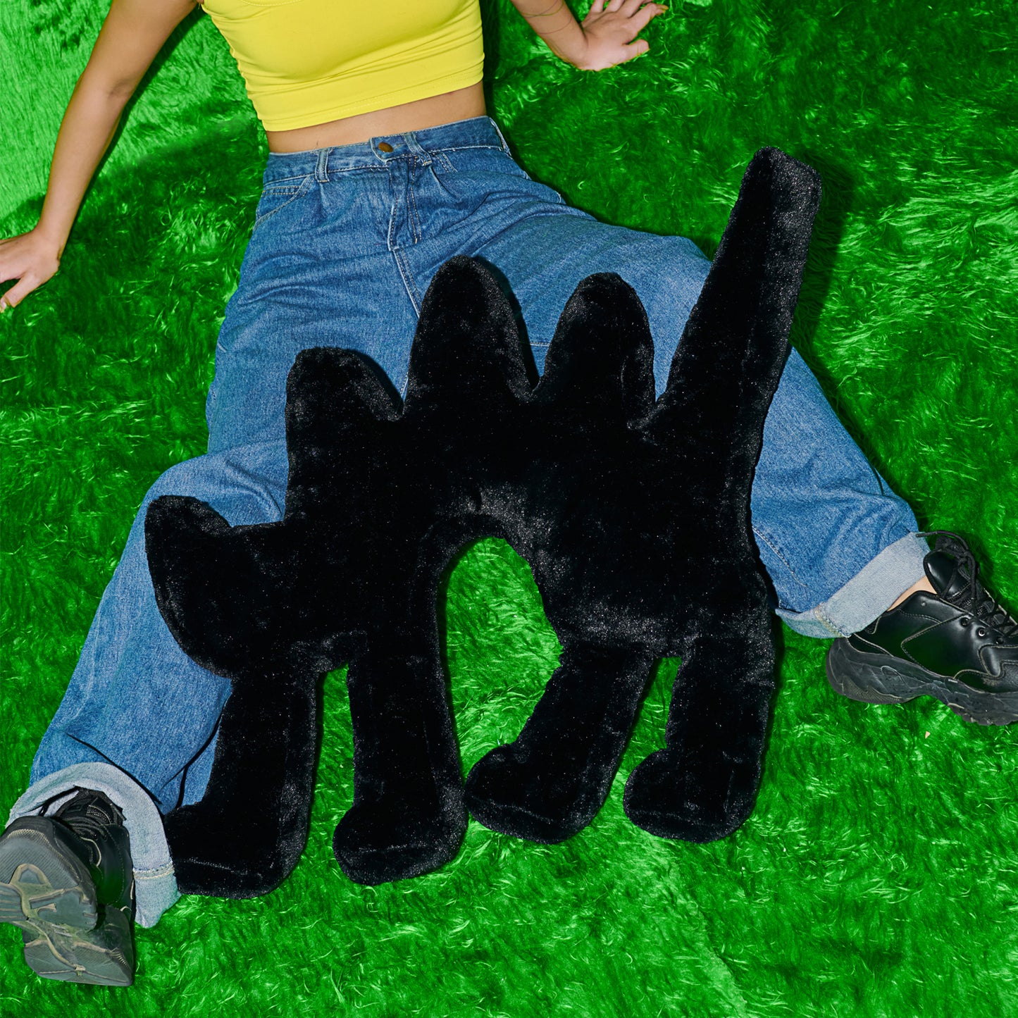 HOLD ME! BOOM BOOM CAT Fluffy Cat Pillow