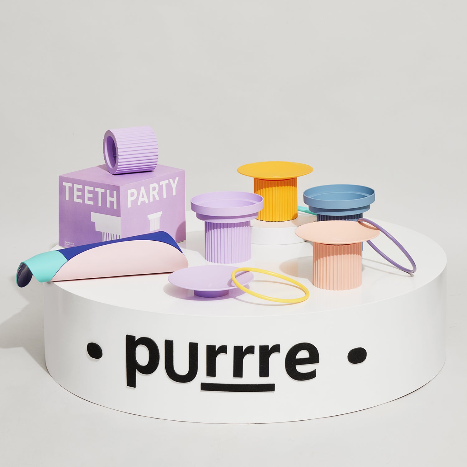 Pet Food Bowl - Teeth Party Bowl and Plates