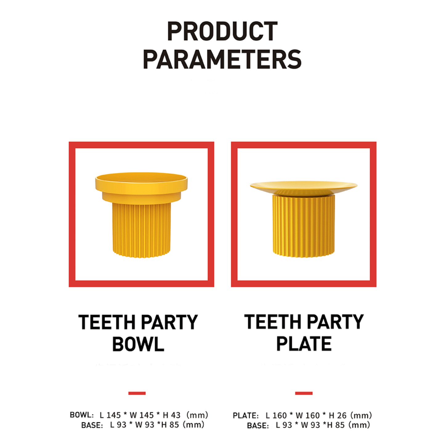 Teeth Party Elevated Feeders