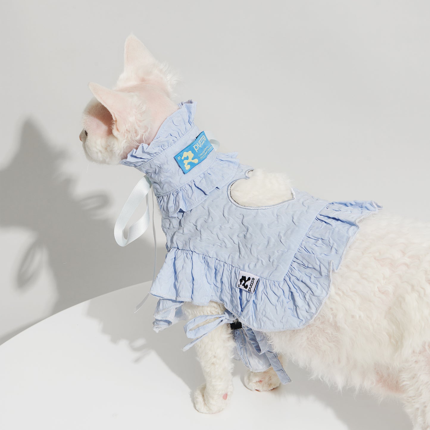 R³ Ruffle Short Cut Out