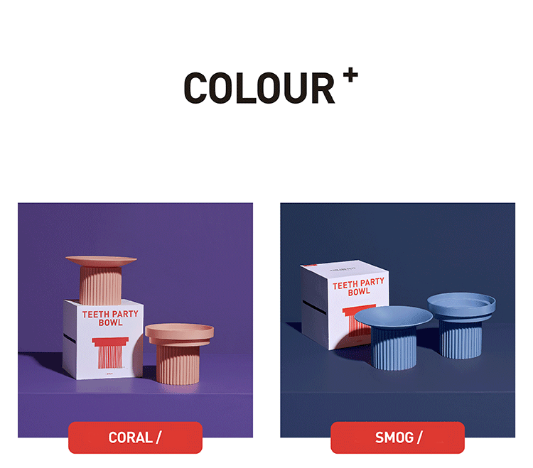 Teeth Party Bowl - Sunset Gold - Purrre