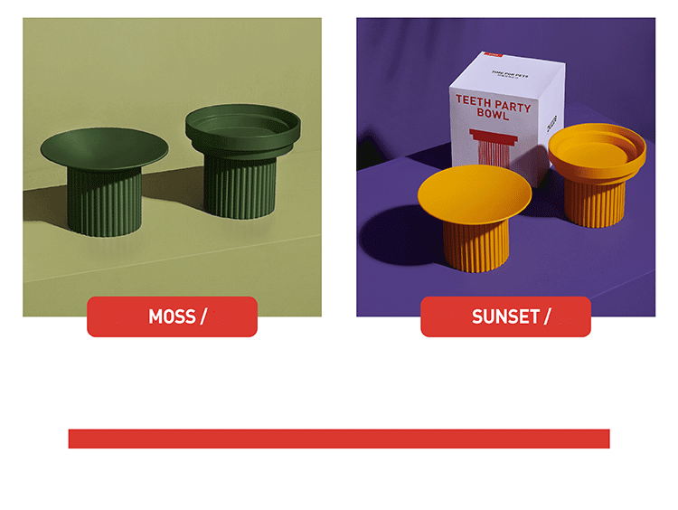 Teeth Party Bowl - Sunset Gold - Purrre