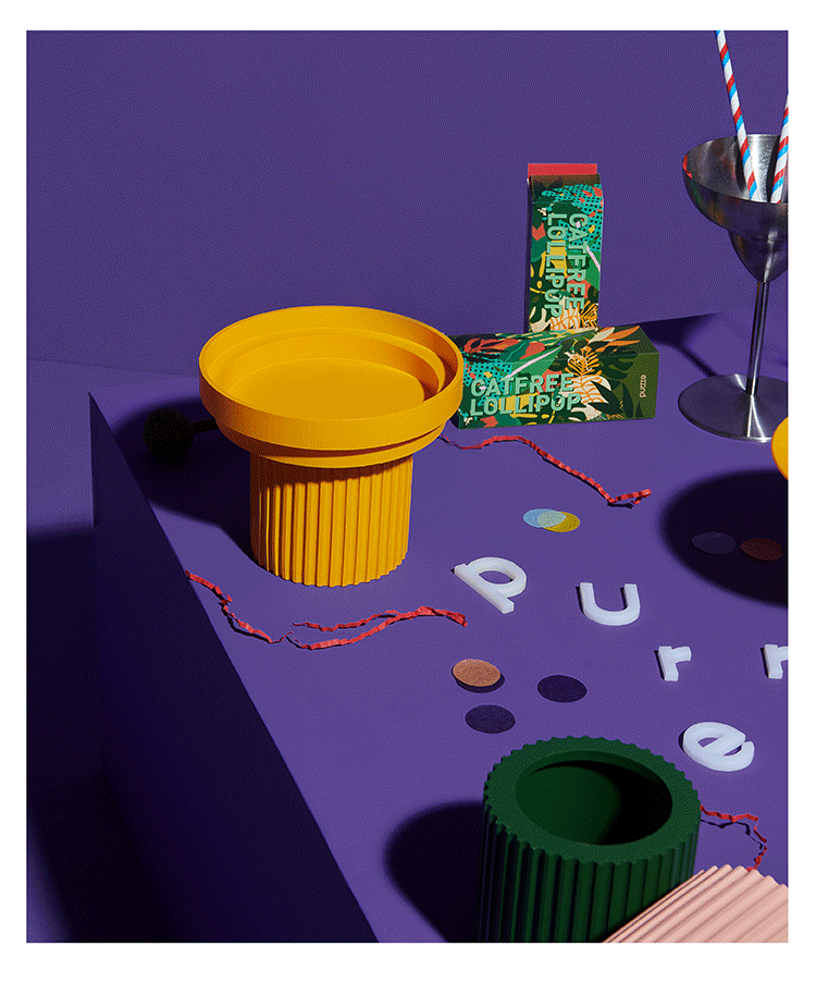 Teeth Party Bowl - Moss Green - Purrre