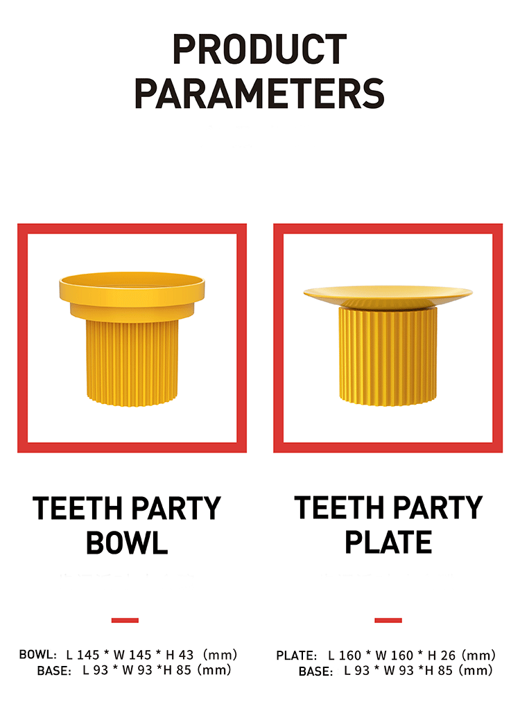 Teeth Party Plate - Moss Green - Purrre